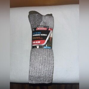 NWT, Men’s Genuine Dickies Steel Toe Wool Blend Socks, 3 Pairs, Size 6-12, Gray